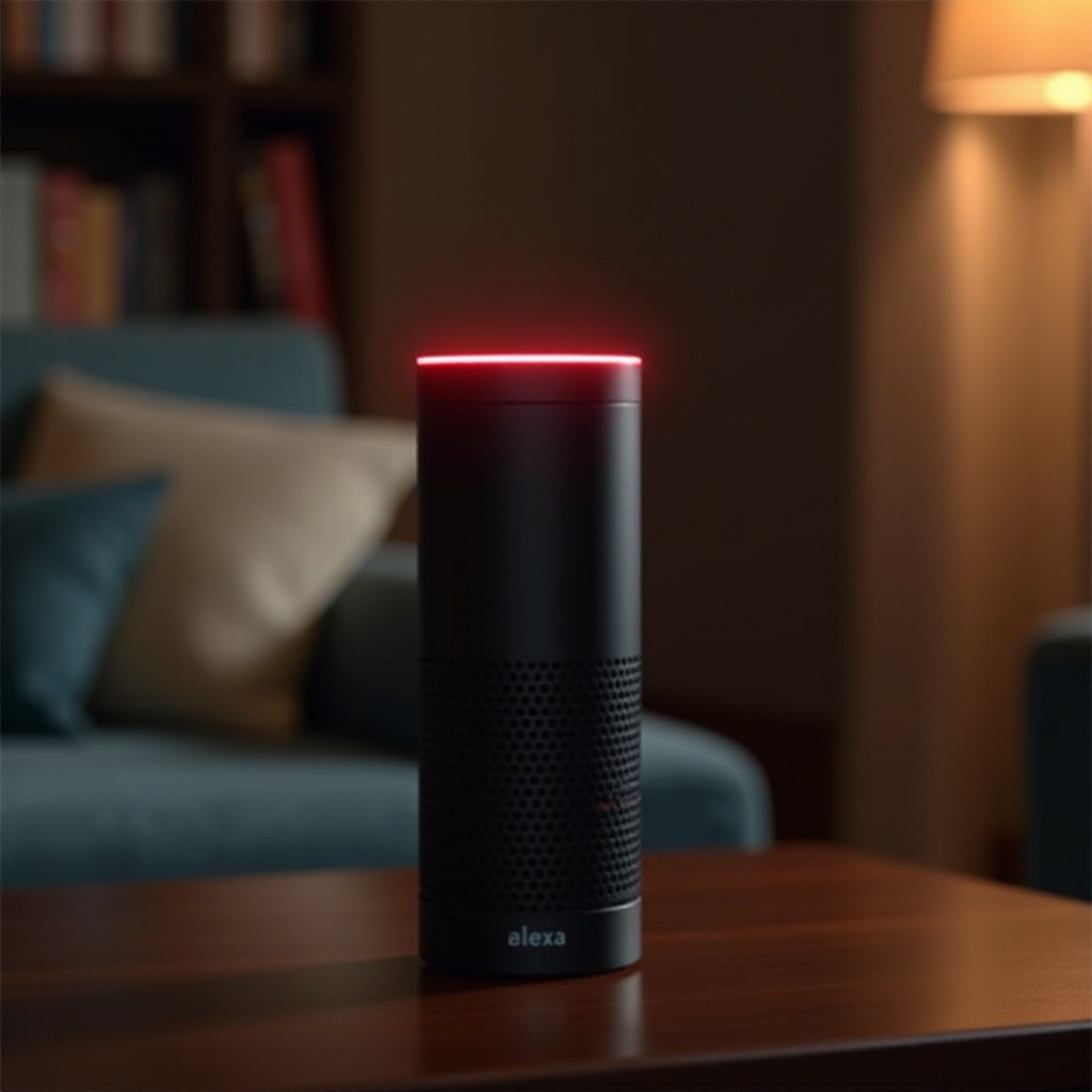 ทำไม Alexa ของฉันถึงเป็นสีแดงและไม่ตอบสนอง