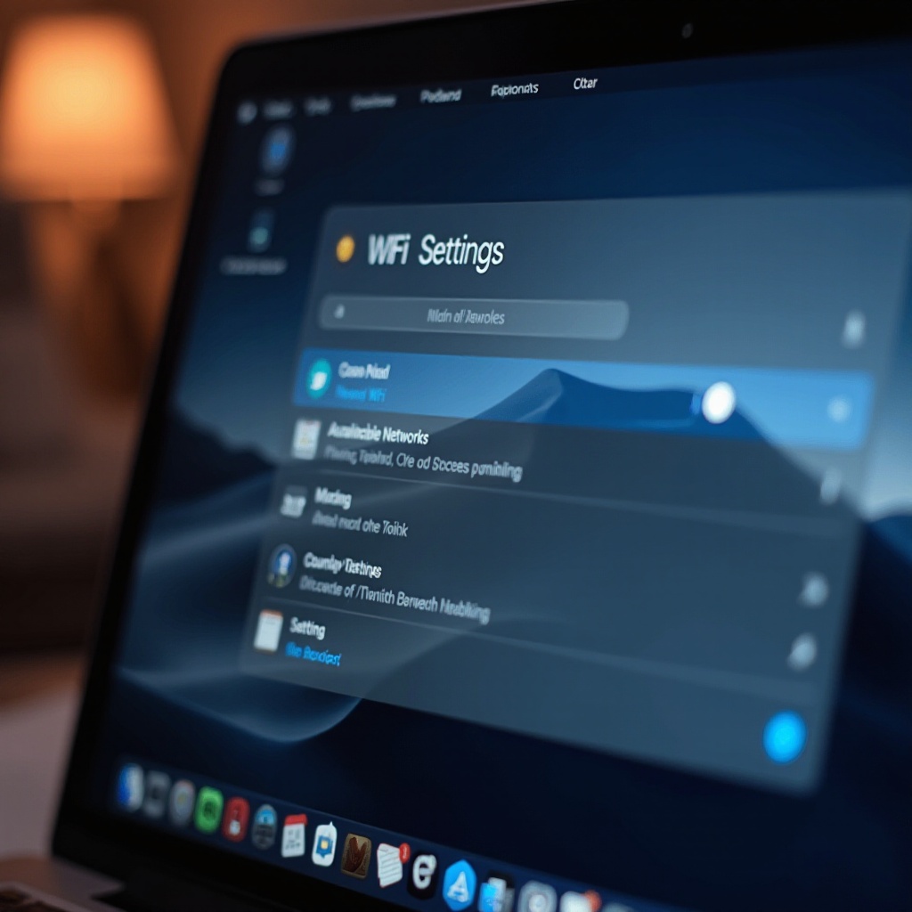 cara melupakan jaringan wifi di mac