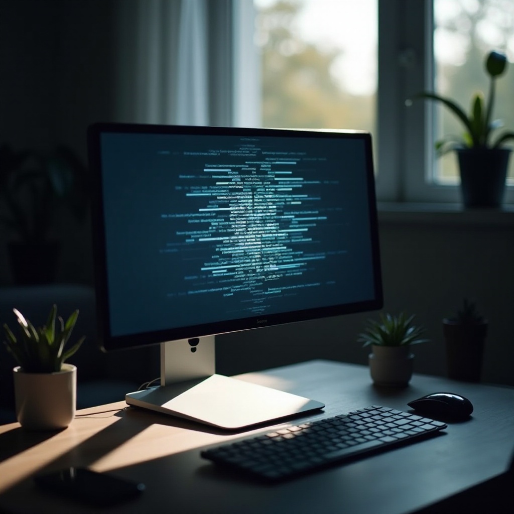 컴퓨터 화면 문제 해결