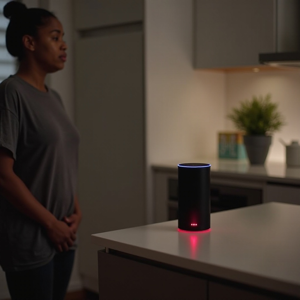 ทำไม Alexa ของฉันถึงเป็นสีแดงและไม่ตอบสนอง