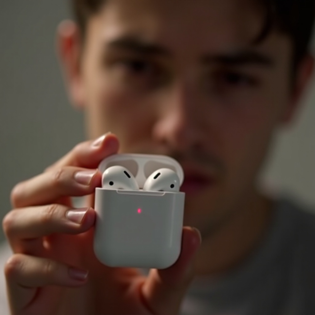 AirPods tidak bisa direset, tidak ada lampu kuning