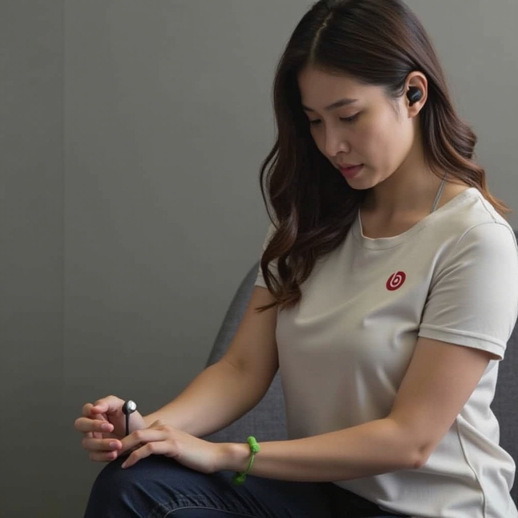 cara mengaktifkan peredam bising di earbud Beats