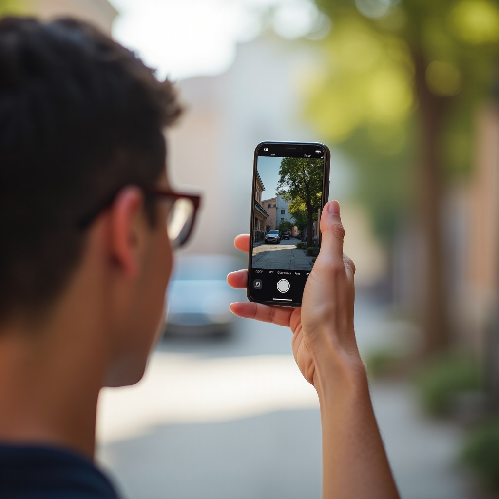 iPhoneのカメラをズームする方法
