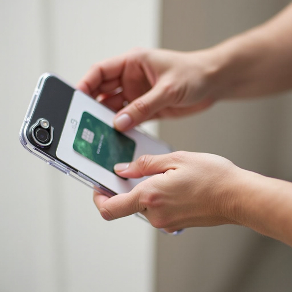 kartu dalam kasus telepon toploader