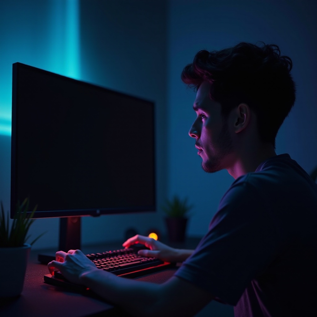 เกม Steam หน้าจอดำพร้อมเสียง